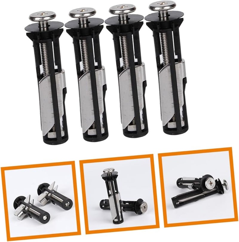 Veemoon 4pcs Stainless Steel Toilet Seat Bolts Easy Installation Resistant Replacement Parts - Image 5